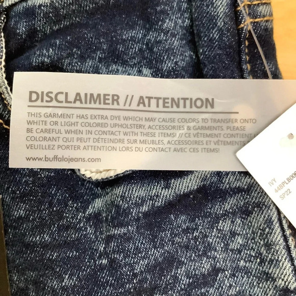 BUFFALO DAVID BITTON Ivy Acid Wash High Rise Skinny Ankle Size 30 - Picture 14 of 16